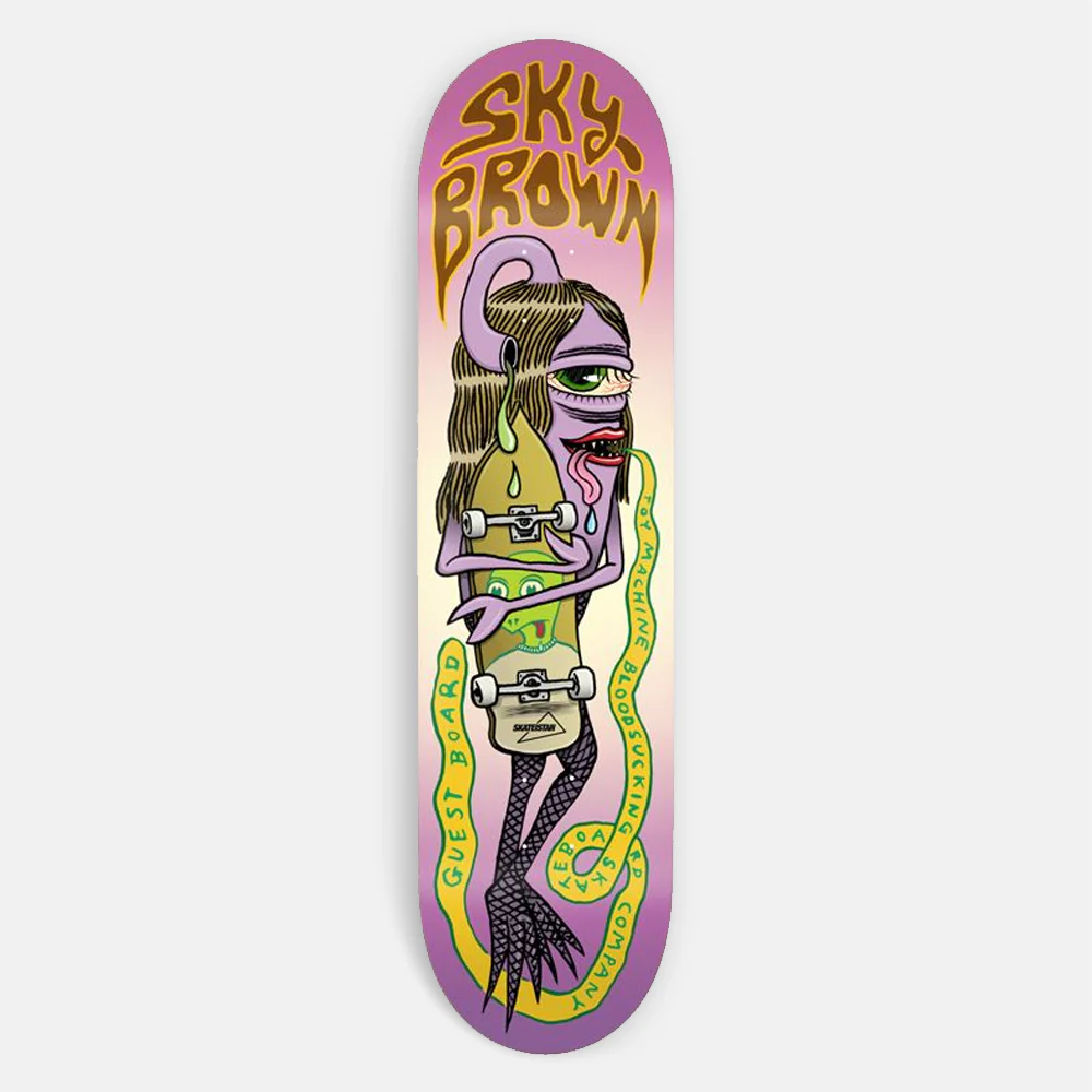Toy Machine - 8.25" Sky Brown Guest Pro Skateboard Deck