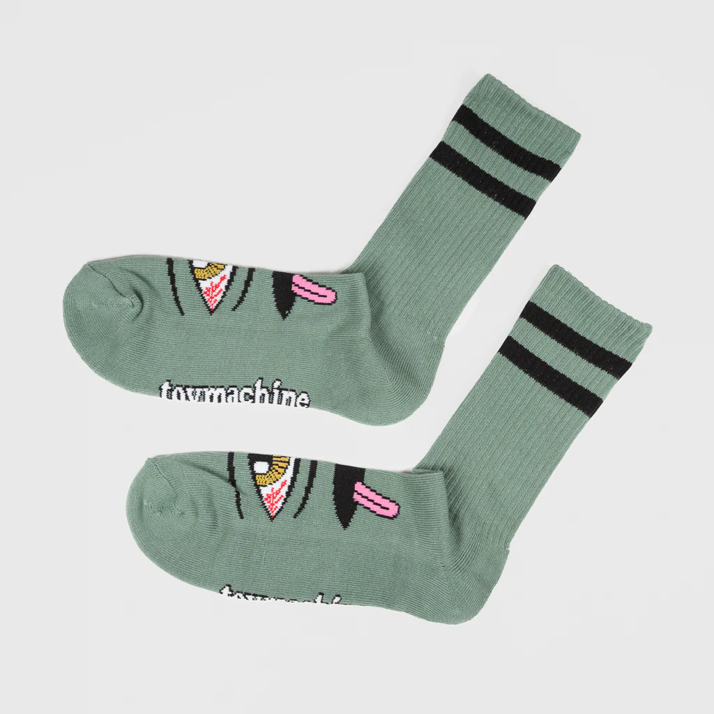 Toy Machine - Bloodshot Eye Socks - Forest - Image 2