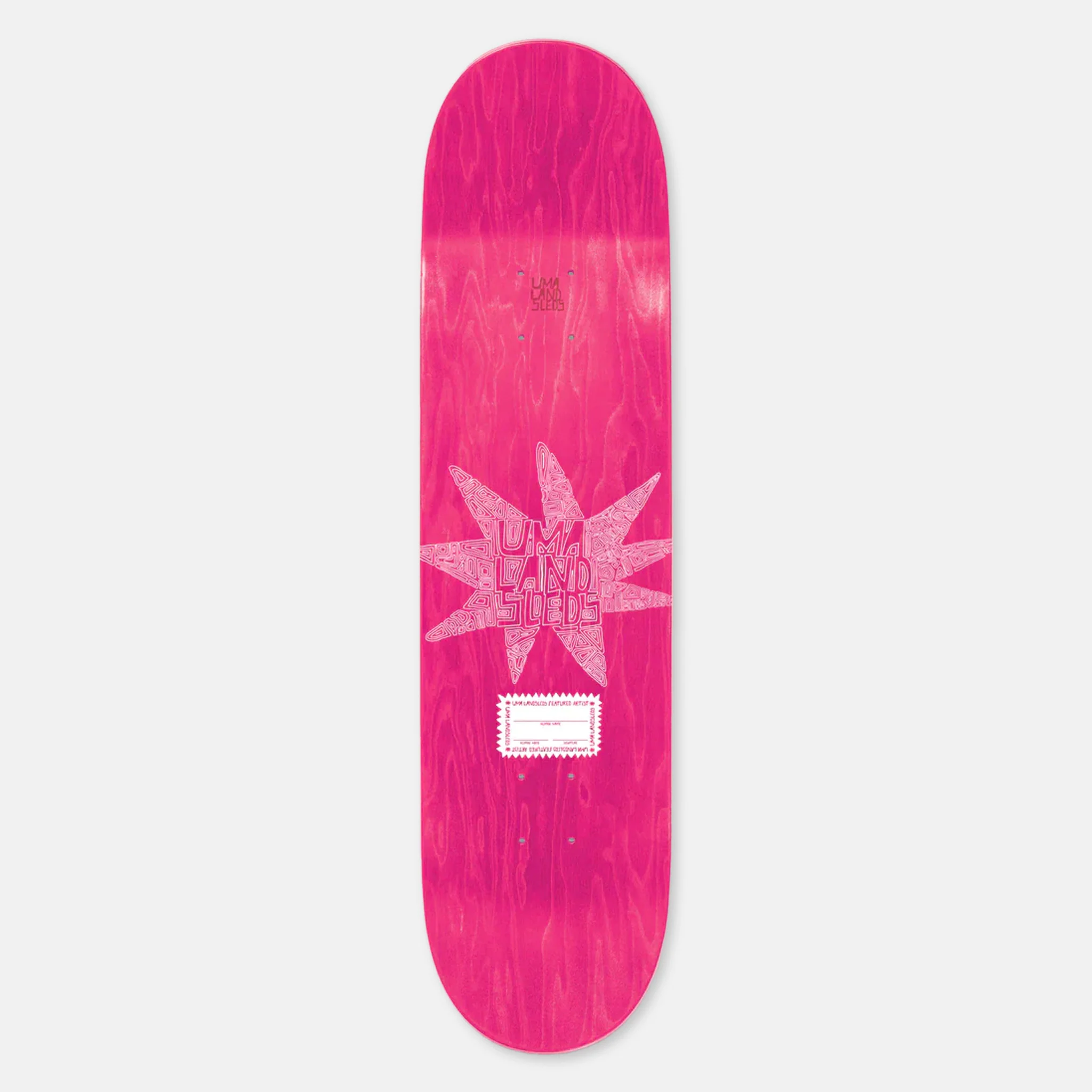 Uma Landsleds - 8.0" Streams Skateboard Deck - Image 2