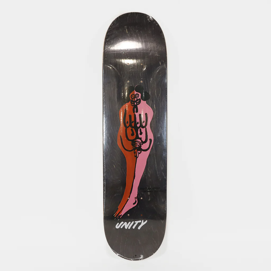 Unity Skateboards - 8.06" Together Skateboard Deck - Black Stain
