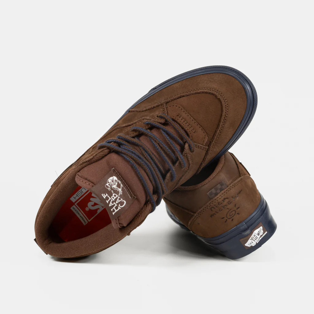 Vans - Nick Michel Skate Half Cab '92 Shoes - Brown / Navy - Image 4