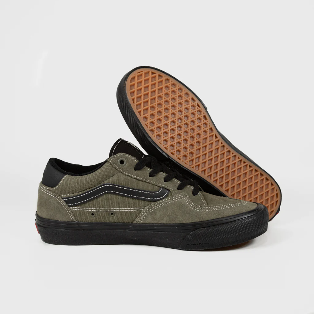 Vans - Rowan Pro Shoes - Olive / Black - Image 3