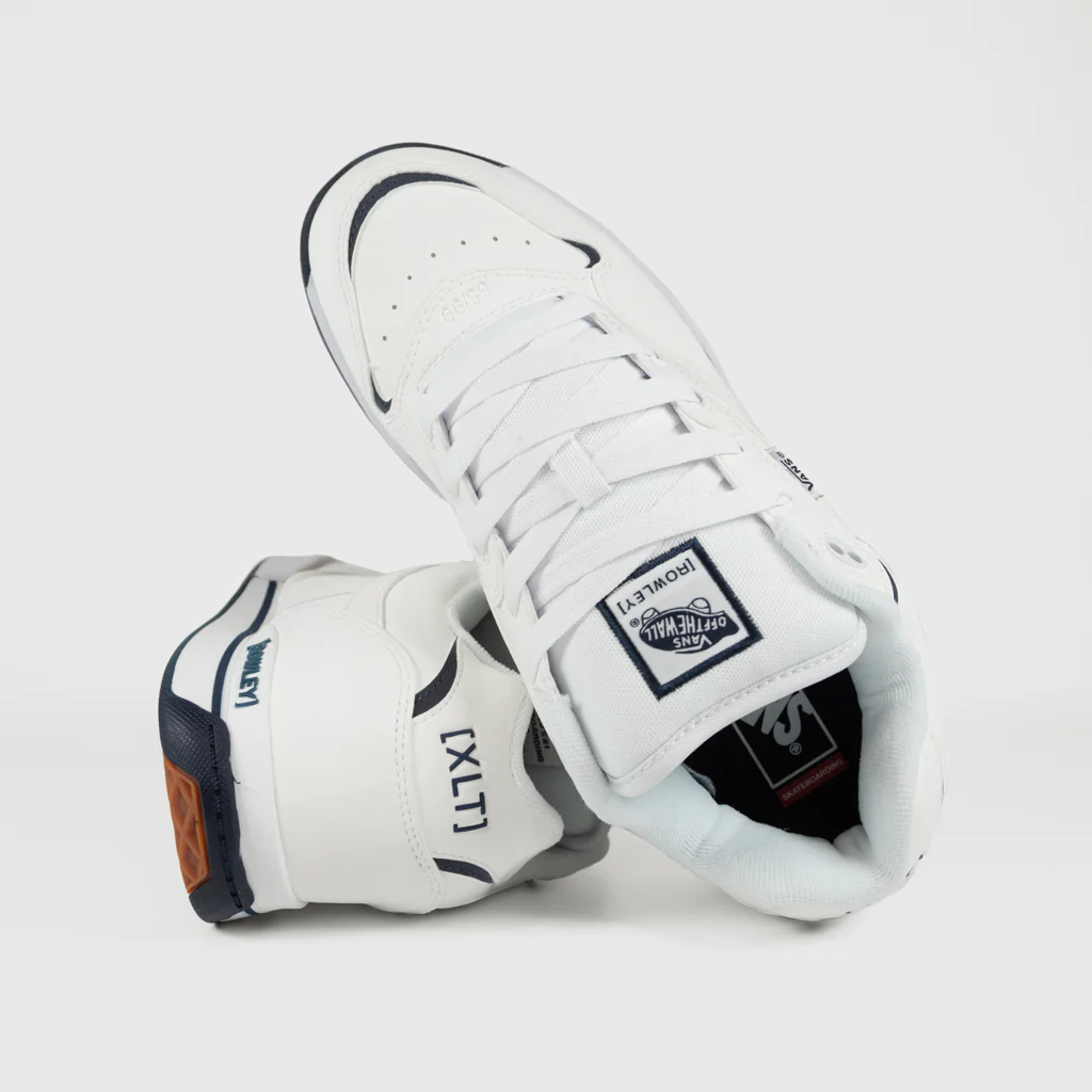 Vans - Rowley XLT Shoes - White / Navy - Image 4