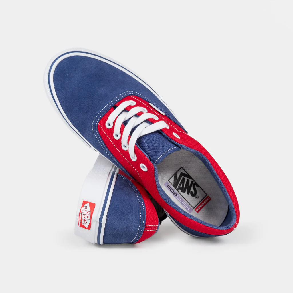 Vans - Skate Era Shoes - Blue / Red - Image 4