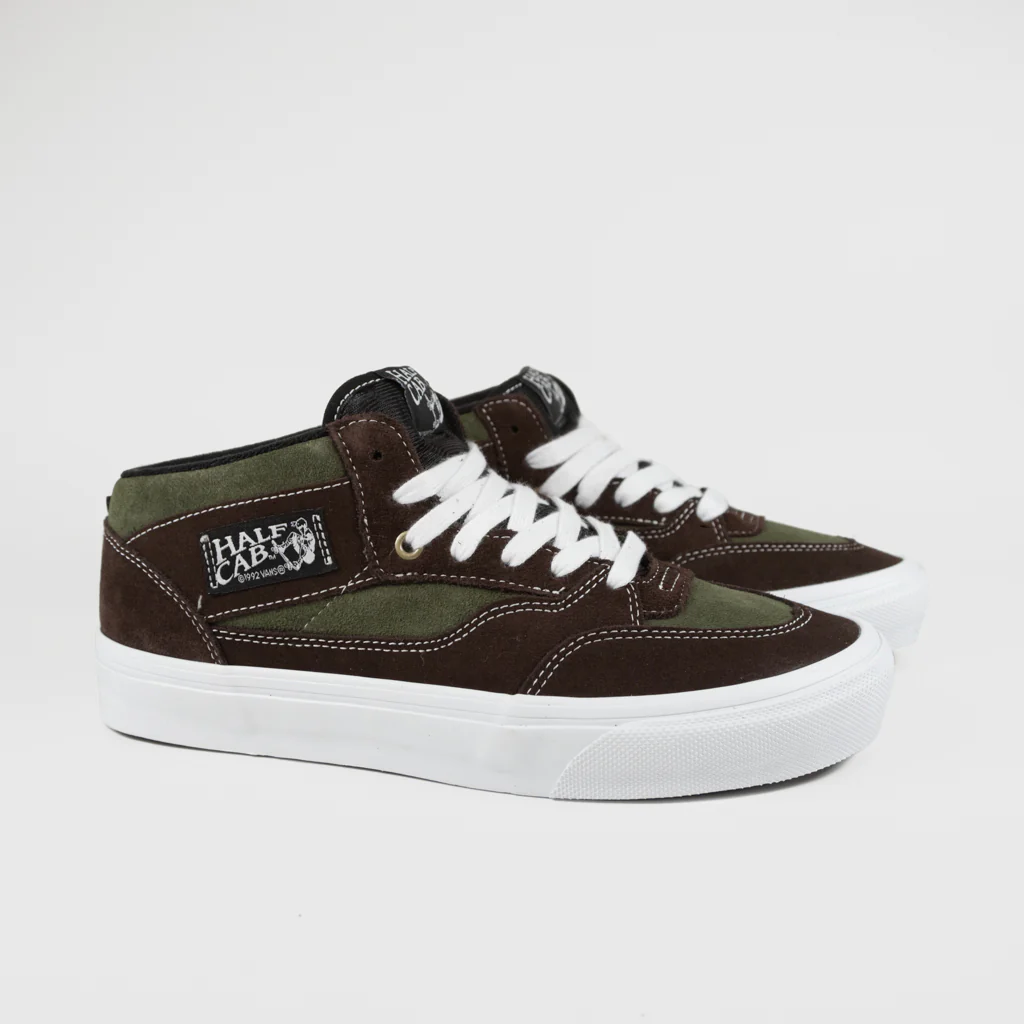 Vans - Skate Half Cab '92 VCU Shoes - Dark Brown / White - Image 2