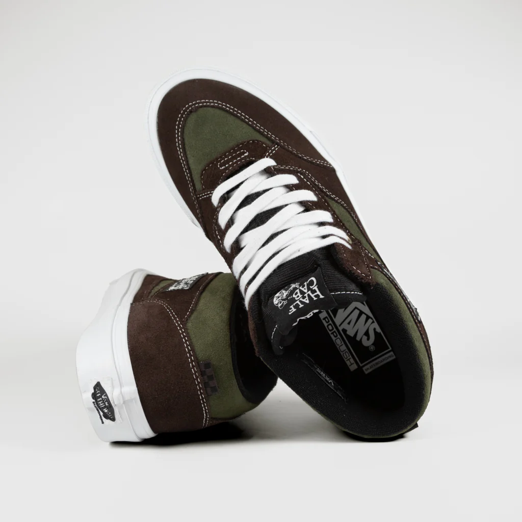 Vans - Skate Half Cab '92 VCU Shoes - Dark Brown / White - Image 4