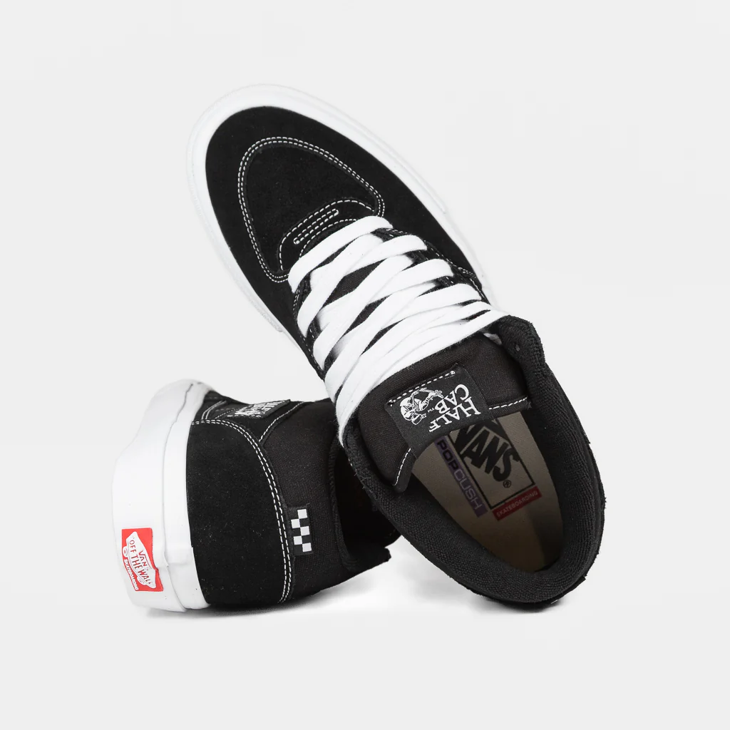 Vans - Skate Half Cab Shoes - Black / White - Image 4