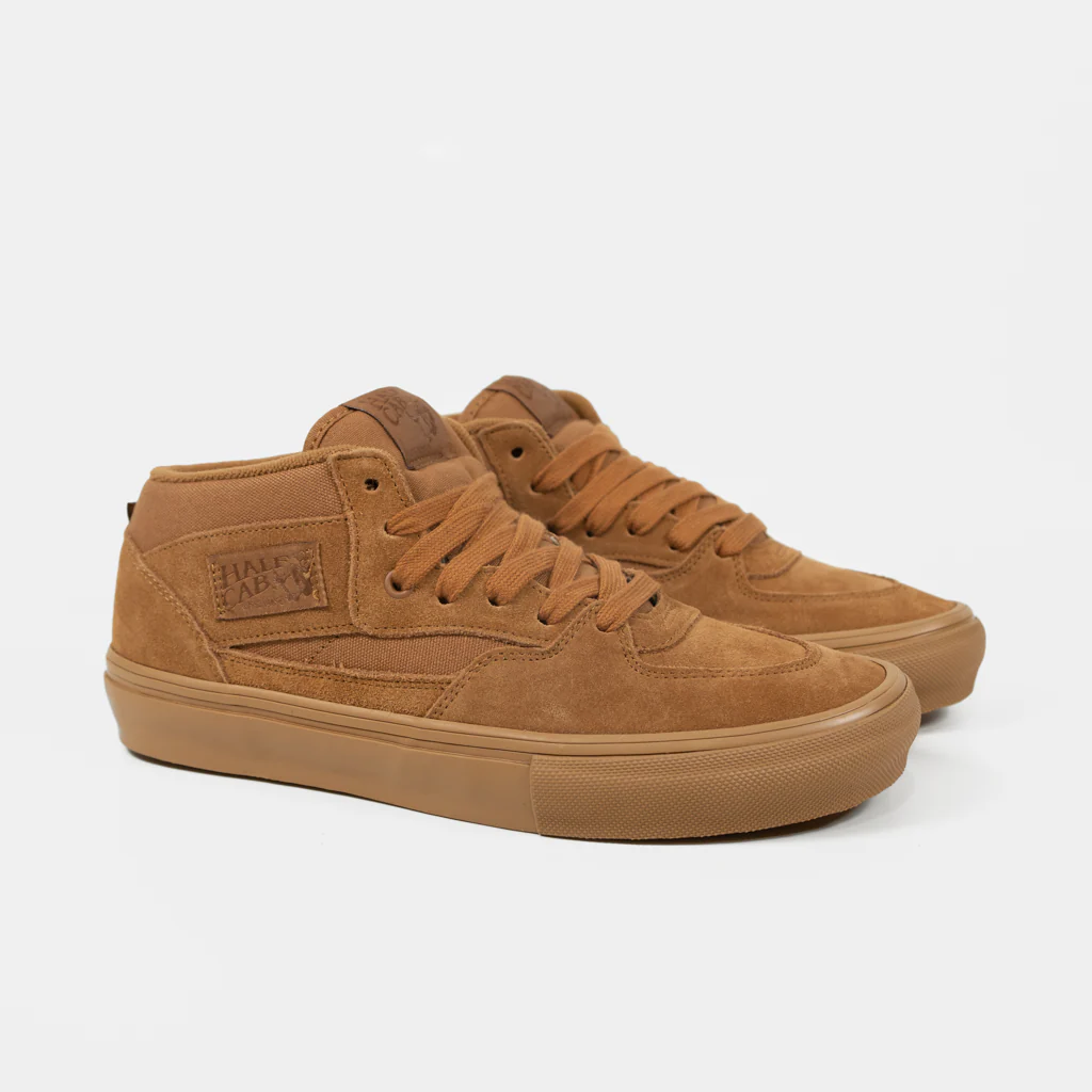 Vans - Skate Half Cab Shoes - Brown / Gum - Image 2