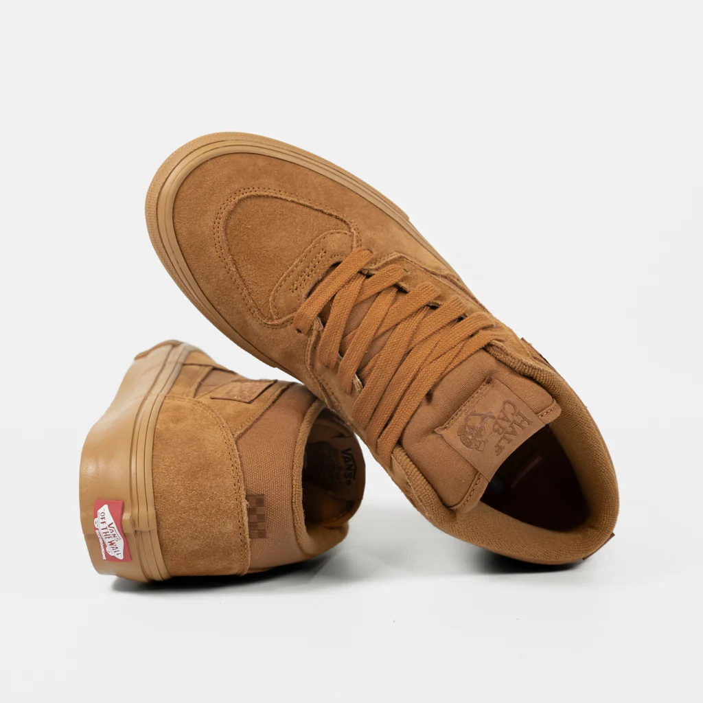 Vans - Skate Half Cab Shoes - Brown / Gum - Image 4