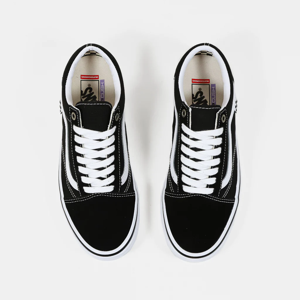 Vans - Skate Old Skool Shoes - Black / White - Image 4