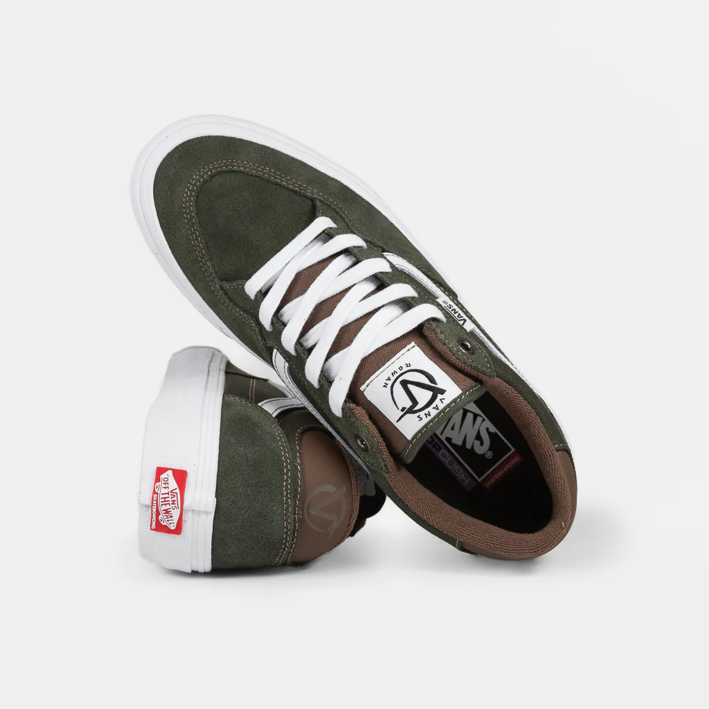 Vans - Skate Rowan Shoes - Green / Brown - Image 4