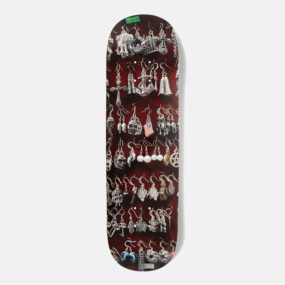 Violet - 8.25" St Mark's Earrings Skateboard Deck