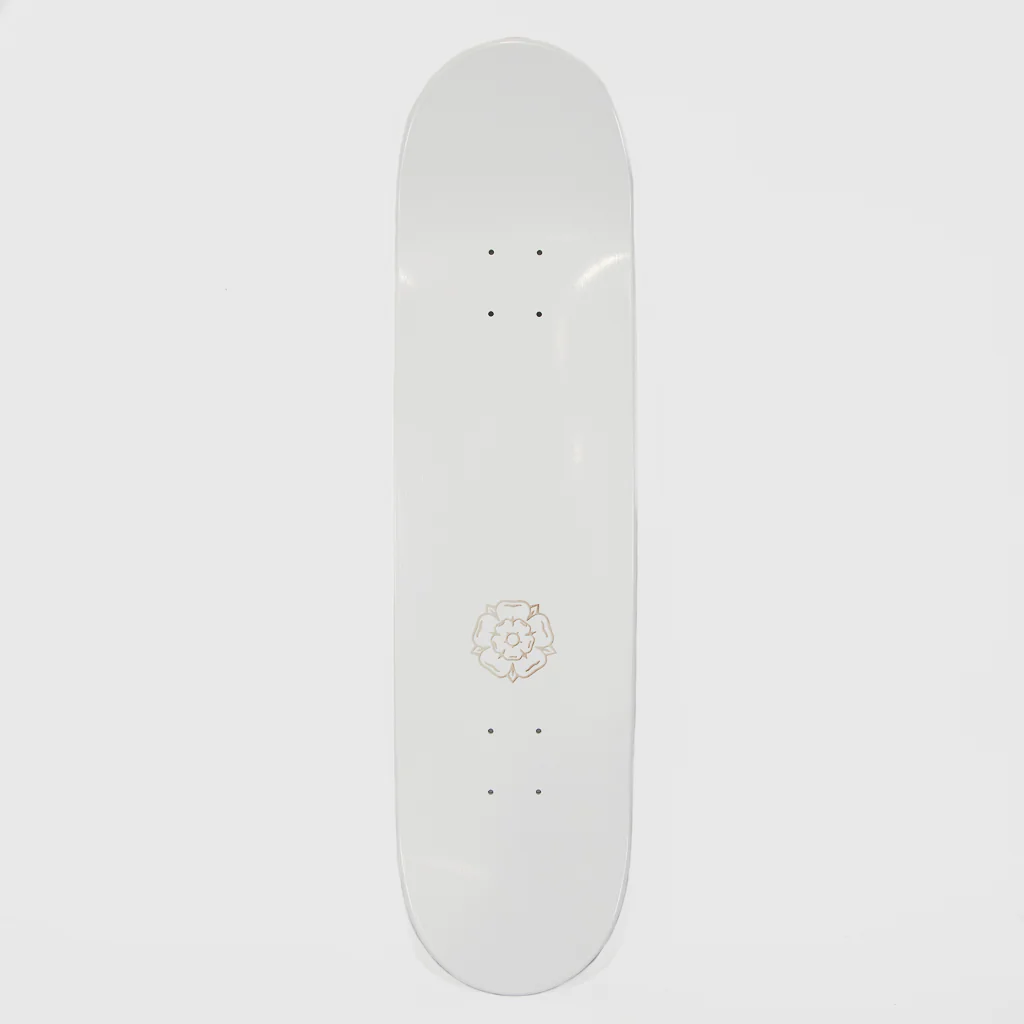 Welcome Skate Store - 8.125” DMWY Skateboard Deck (High Concave) - White Dipped - Image 2