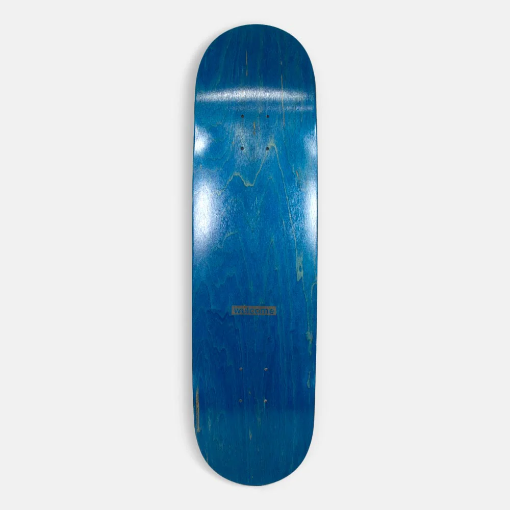 Welcome Skate Store - 8.25” Laser Skateboard Deck (Blue)