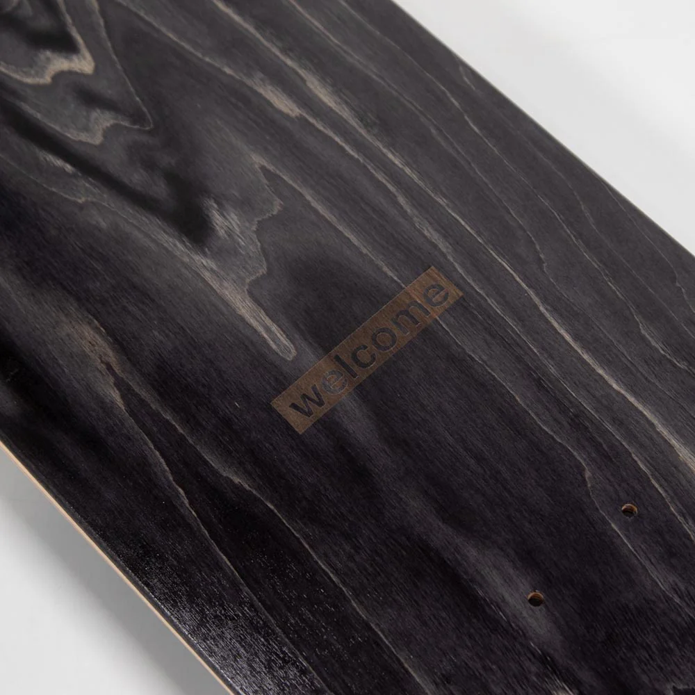 Welcome Skate Store - 8.5” Laser Skateboard Deck (Black) - Image 2