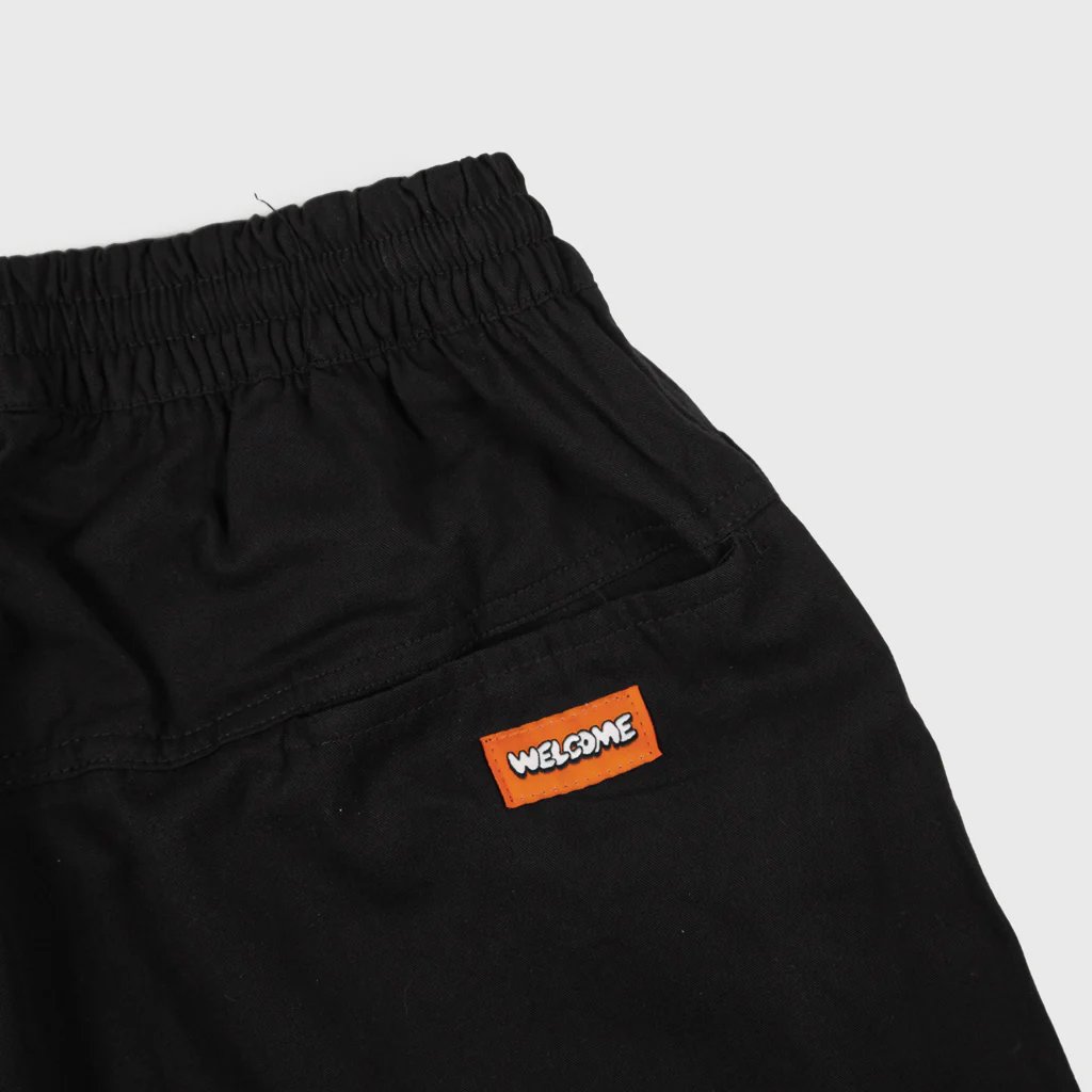 Welcome Skate Store - Action Slacks Elasticated Pant - Black - Image 4