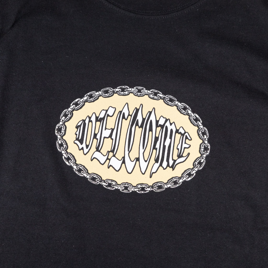Welcome Skate Store - Chainlink T-Shirt - Black - Image 2