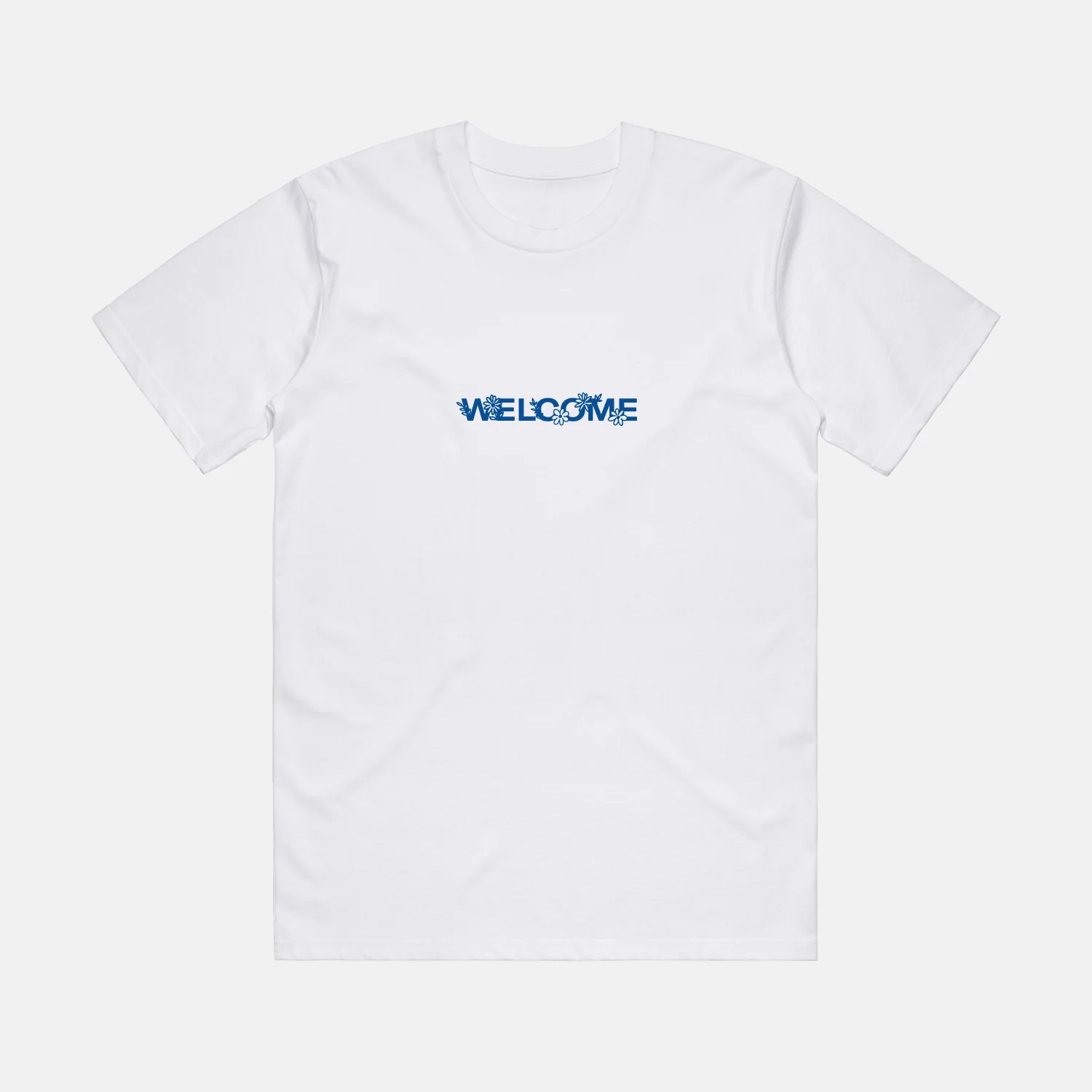 Welcome Skate Store - Services T-Shirt - White / Navy - Image 2