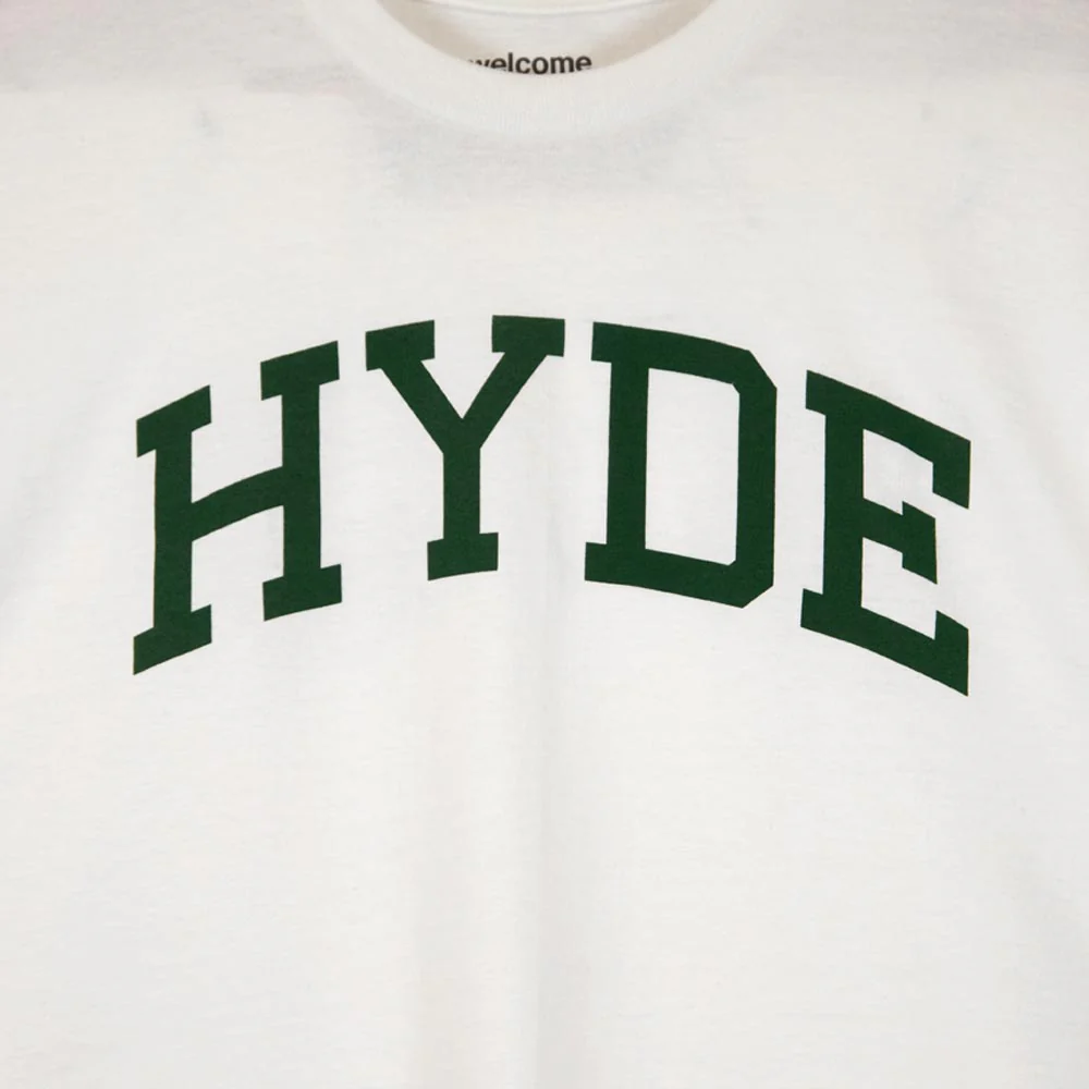 Welcome Skate Store - HYDE T-Shirt - White / Forest - Image 2