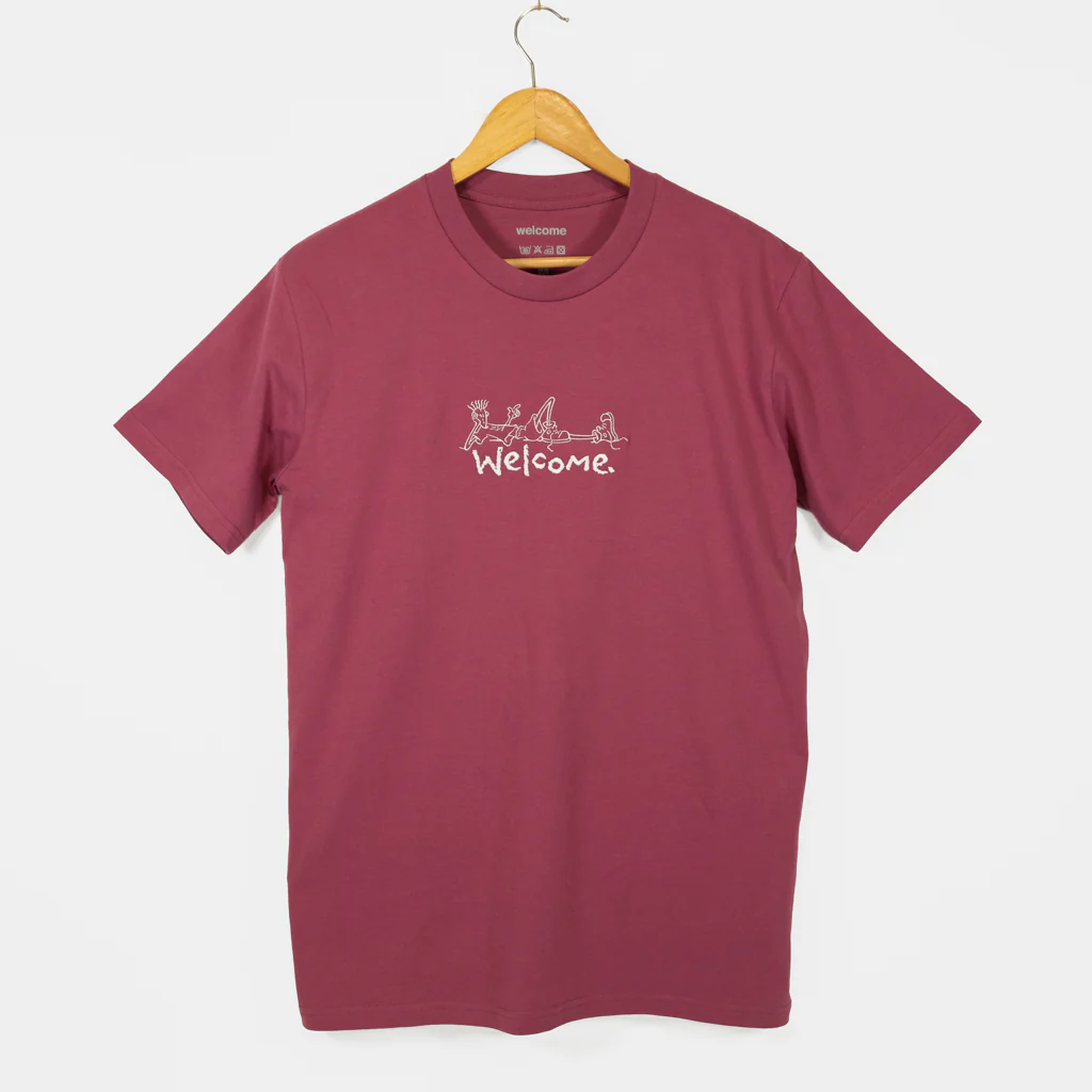 Welcome Skate Store - Relax T-Shirt - Berry