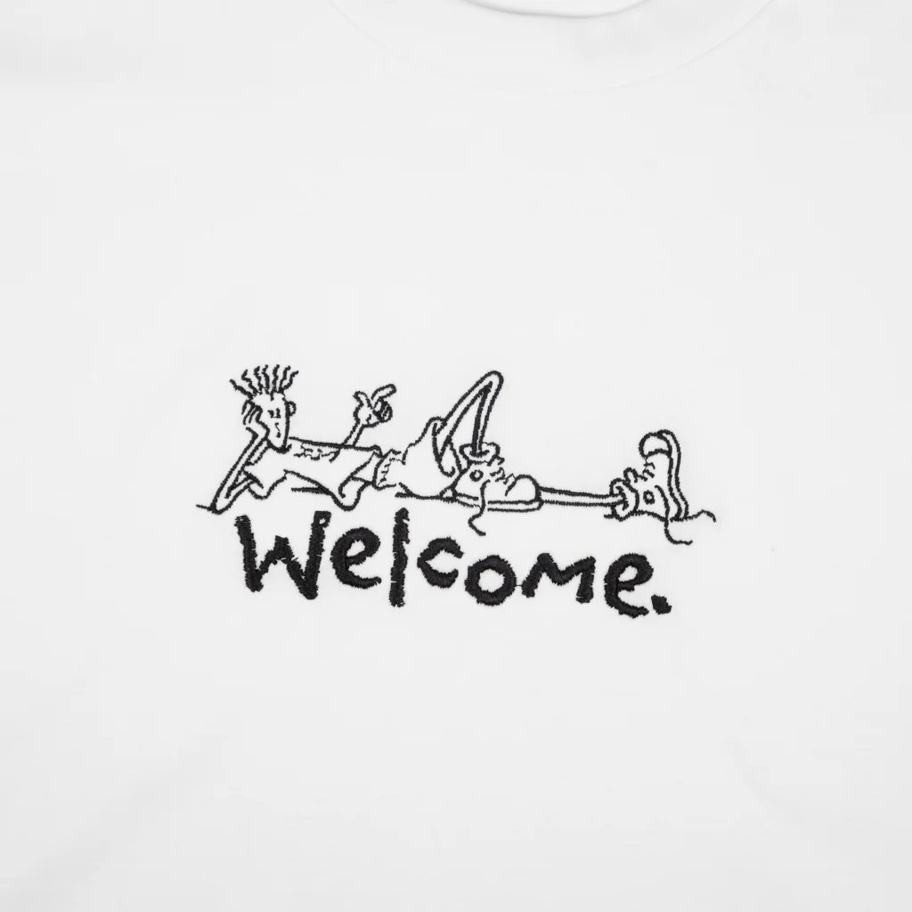 Welcome Skate Store - Relax T-Shirt - White - Image 2