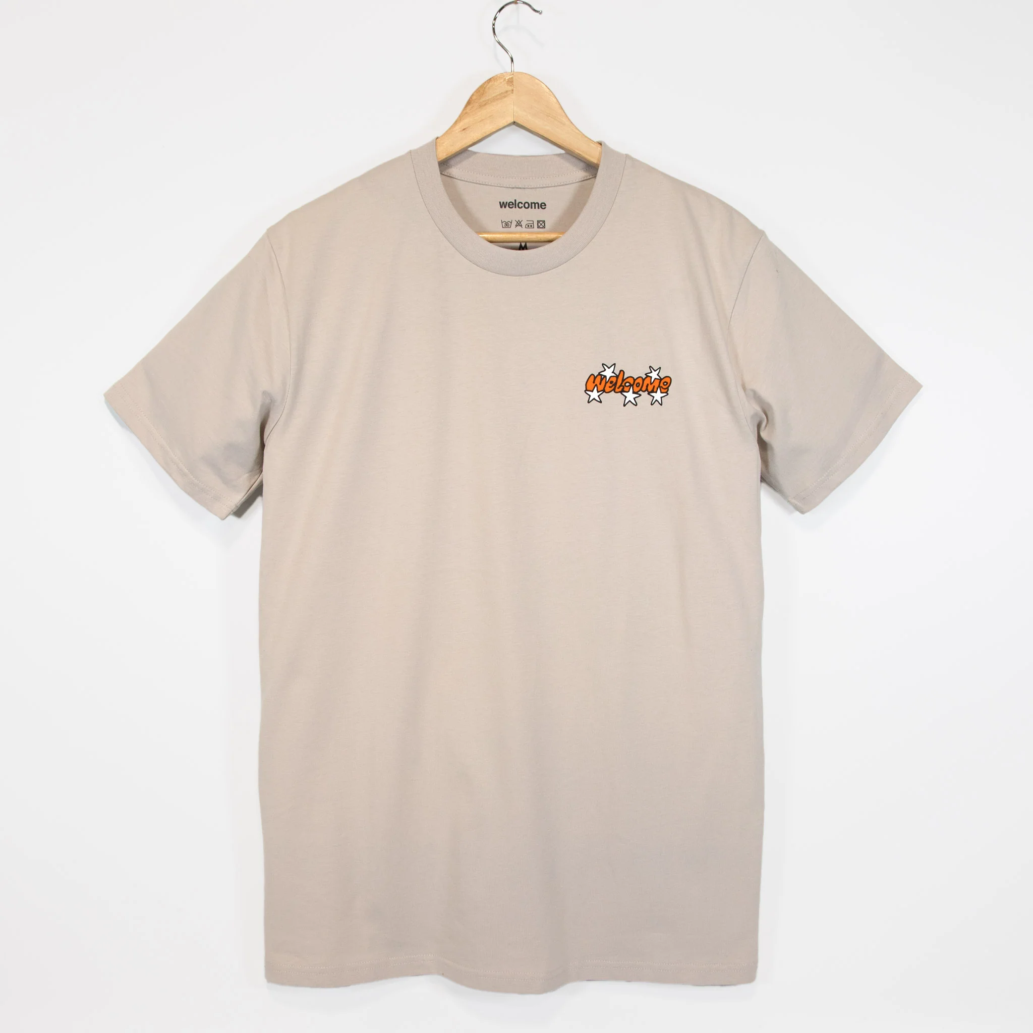 Welcome Skate Store - Scrawl T-Shirt - Bone