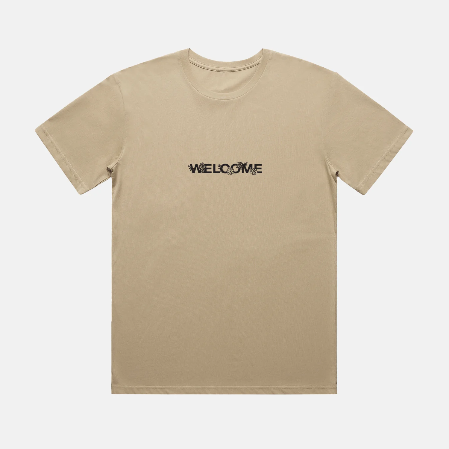 Welcome Skate Store - Services T-Shirt - Tan / Black - Image 2