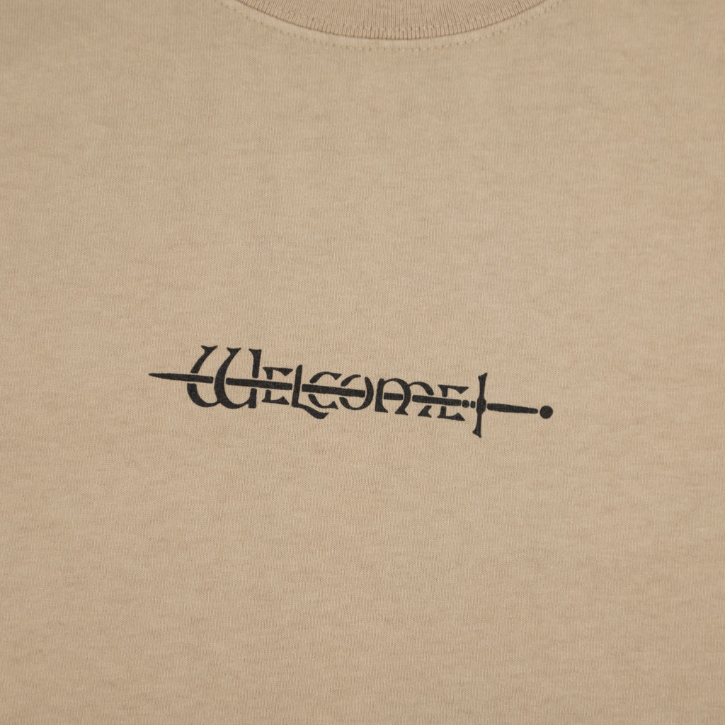 Welcome Skate Store - Swordy Longsleeve T-Shirt - Khaki - Image 3