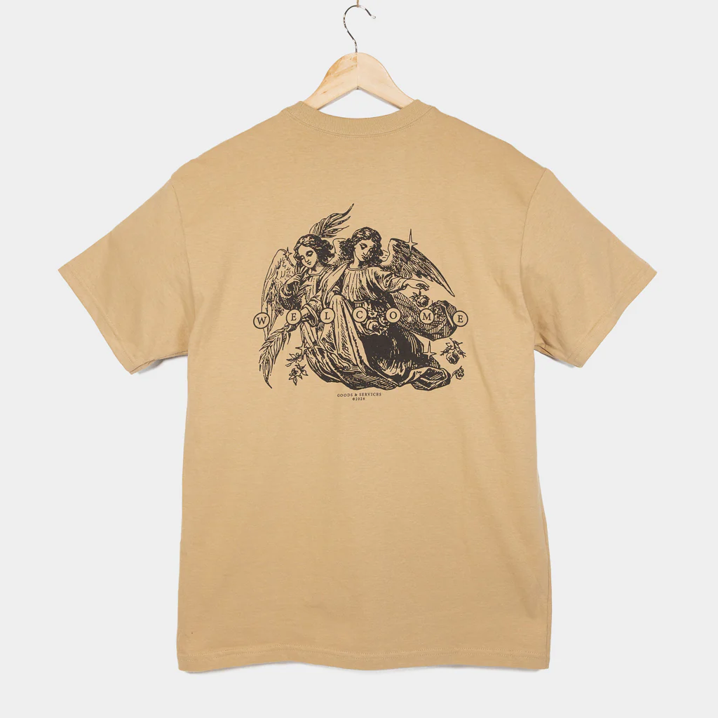Welcome Skate Store - Tranquility T-Shirt - Sand
