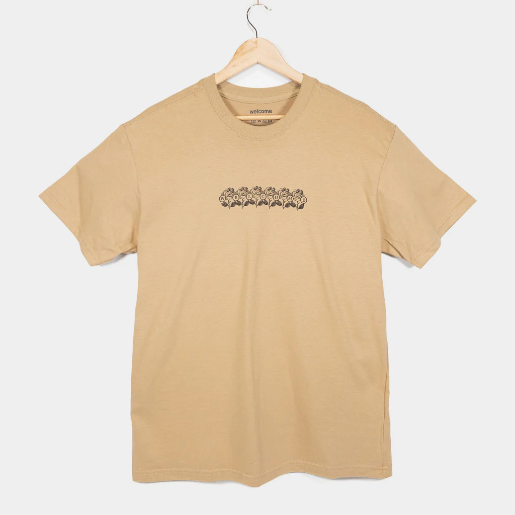 Welcome Skate Store - Tranquility T-Shirt - Sand - Image 2