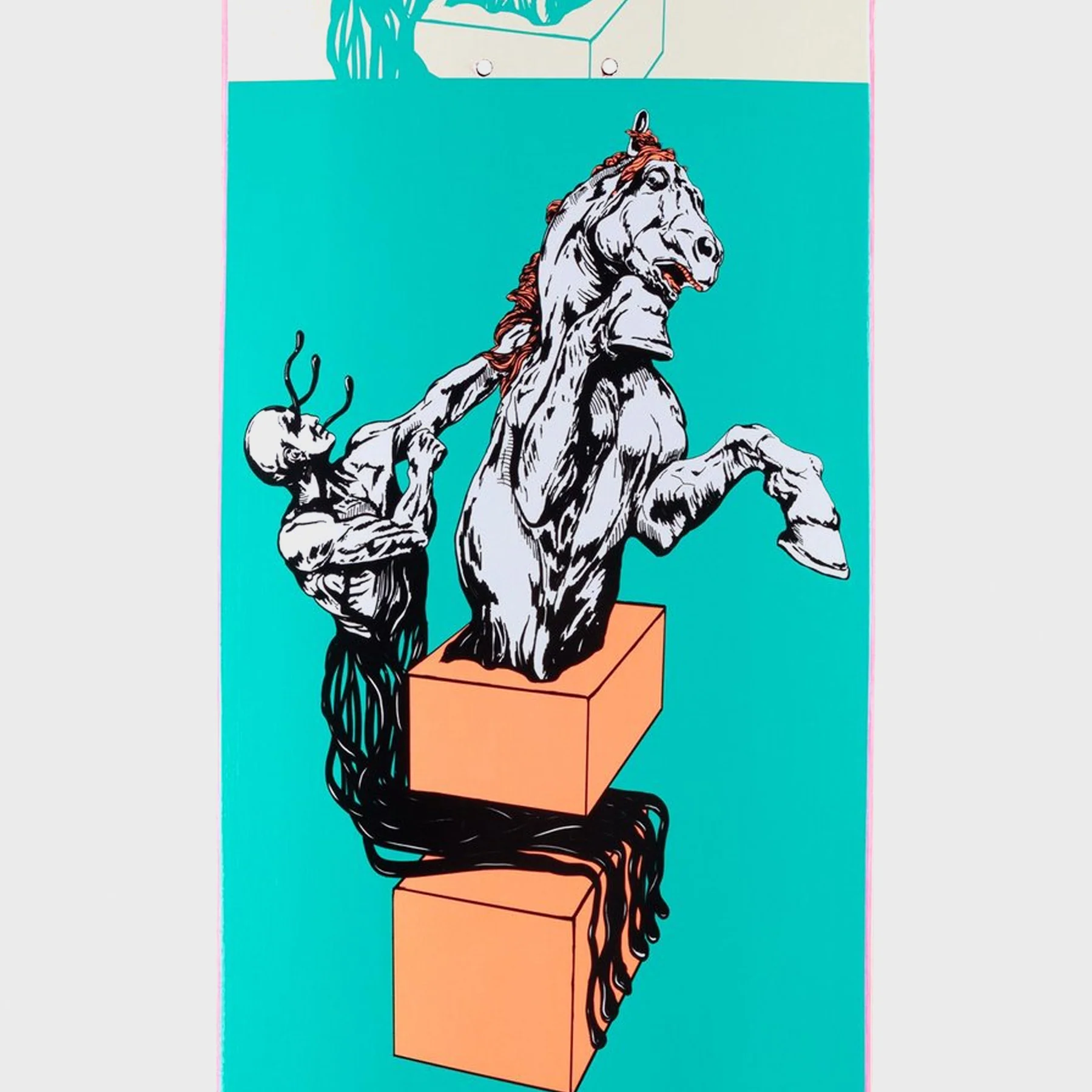 Welcome Skateboards - 8.5" Hierophant on Big Bunyip Deck (Teal / Black) - Image 3