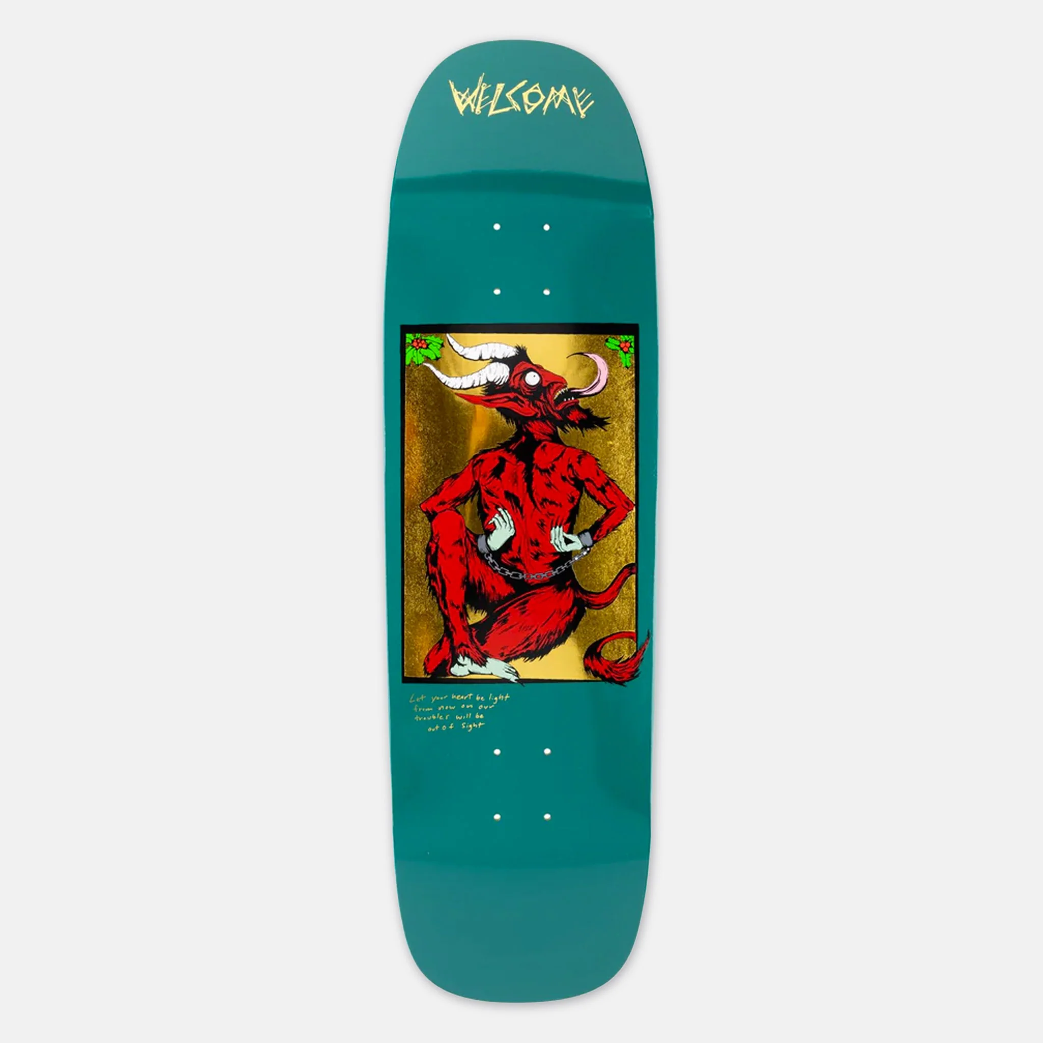 Welcome Skateboards - 9.25" Krampus On Golem Skateboard Deck