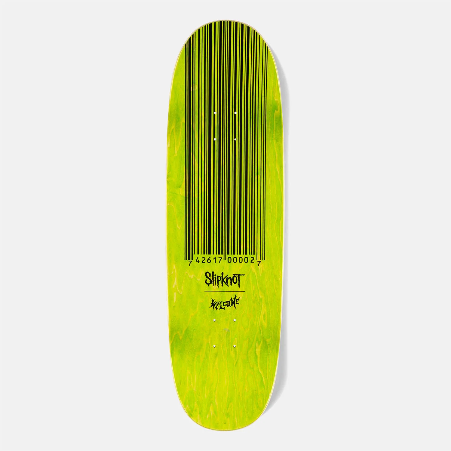 Welcome Skateboards - 9.5" Slipknot Oval Logo On Boline 2.0 Skateboard Deck - Image 2