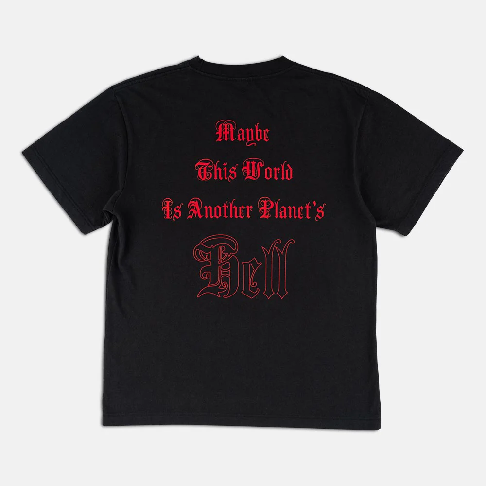 Welcome Skateboards - Aldous Printed T Shirt - Black - Image 2
