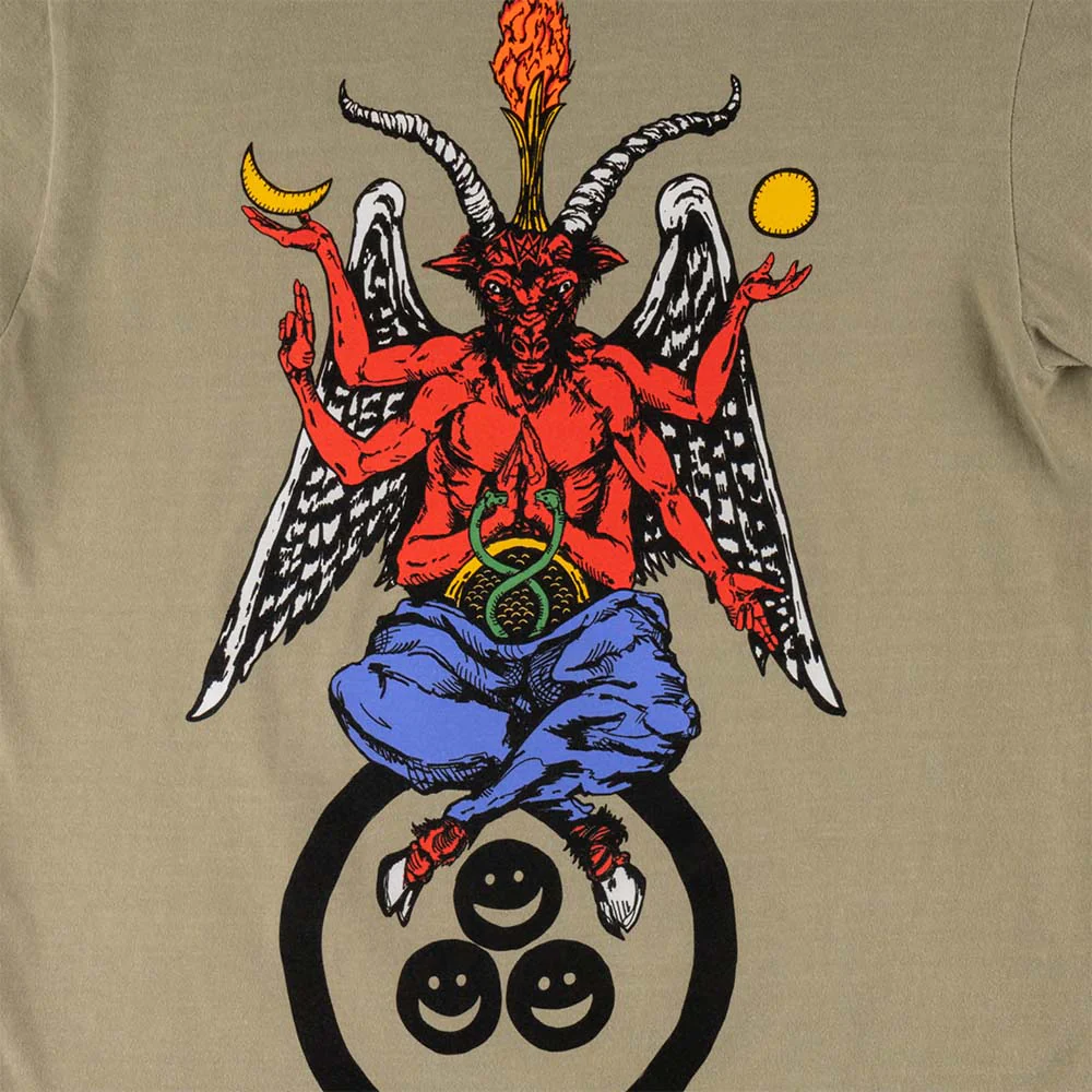 Welcome Skateboards - Bapholit T-Shirt - Khaki - Image 3