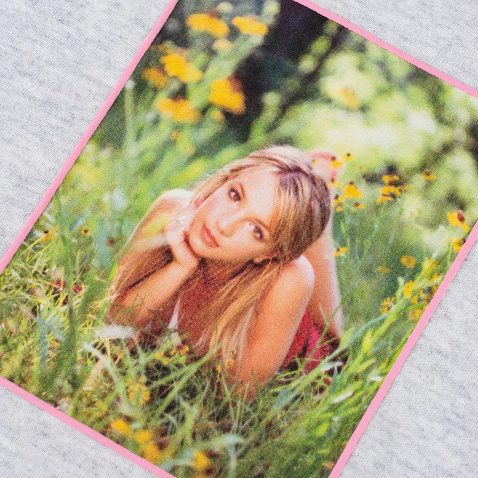 Welcome Skateboards - Britney Spears Daisies T-Shirt - Heather Grey - Image 3
