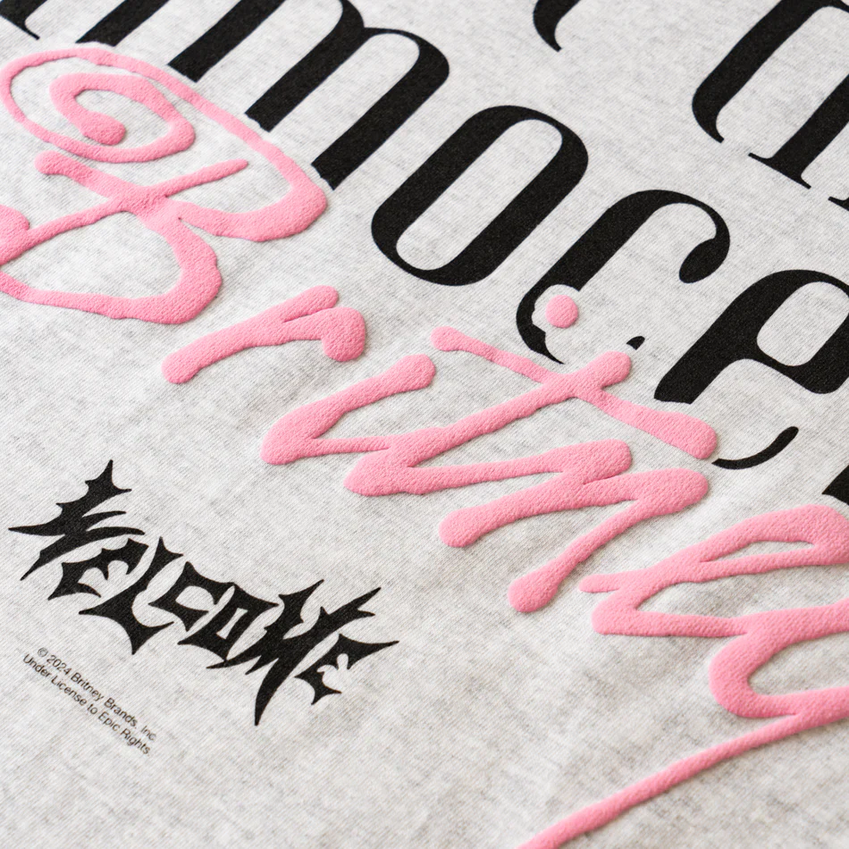 Welcome Skateboards - Britney Spears Daisies T-Shirt - Heather Grey - Image 4