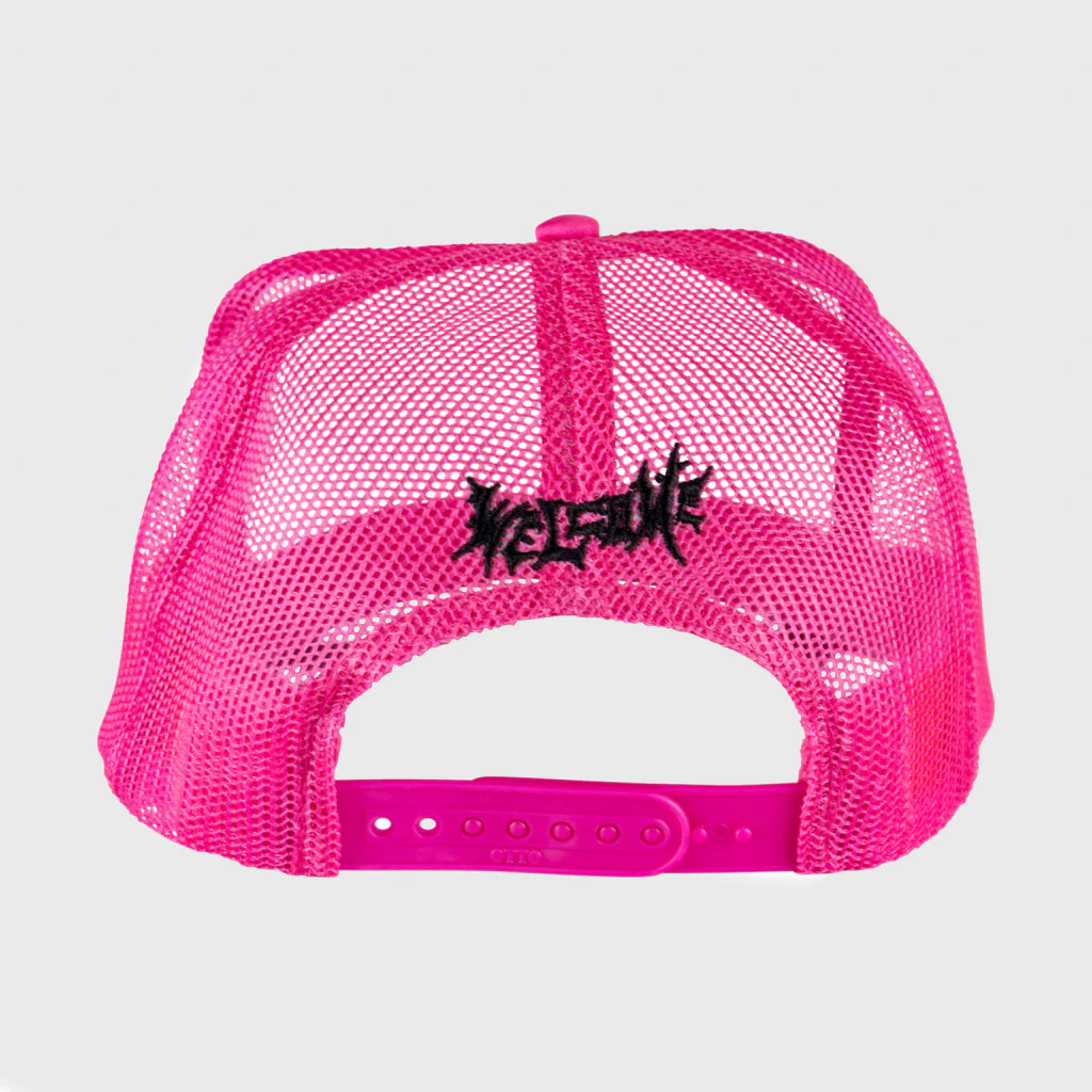 Welcome Skateboards - Britney Spears Innocent Puff Print Trucker Cap - Pink - Image 3