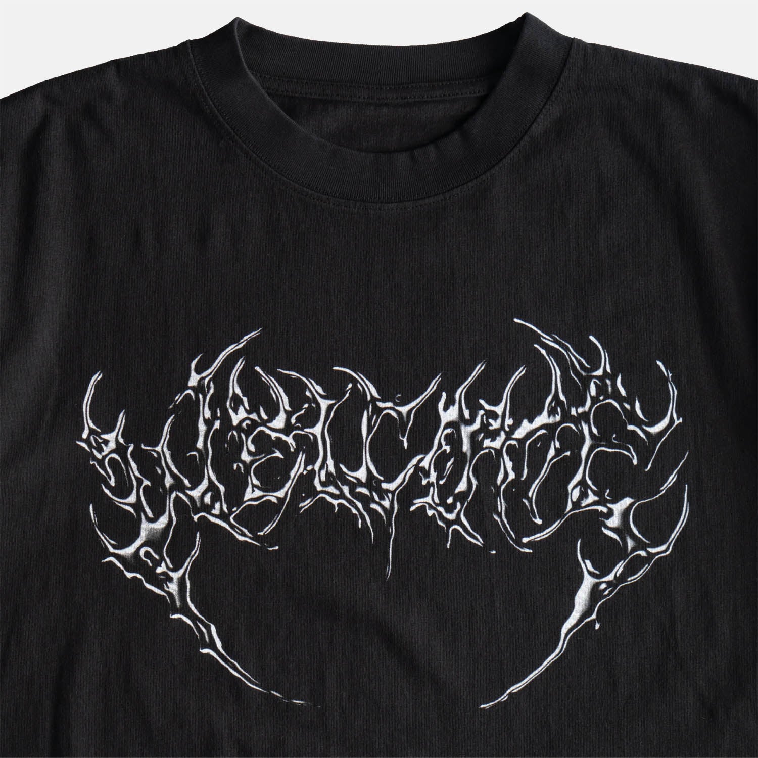 Welcome Skateboards - Chrome Fang Boxy Garment-Dyed T-Shirt - Black - Image 2