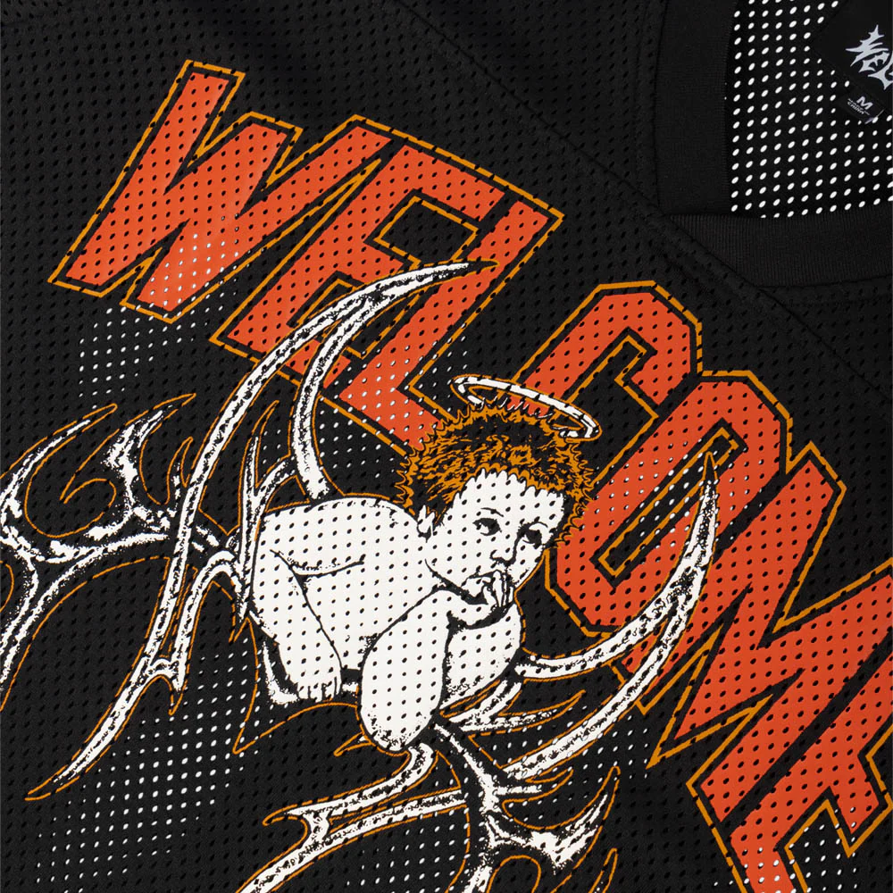 Welcome Skateboards - Cupid Football Jersey - Black - Image 3