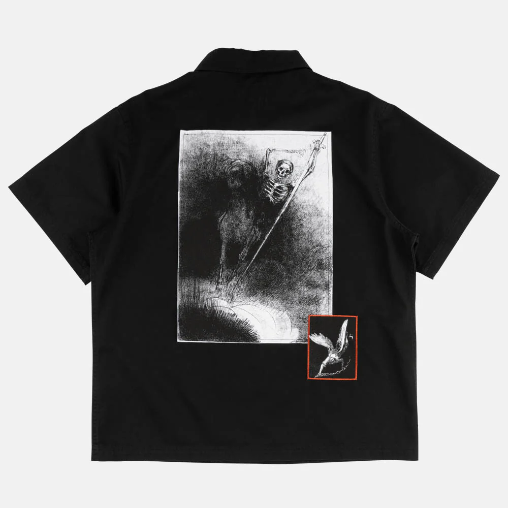Welcome Skateboards - Dark Age Patches Work Shirt - Black - Image 2