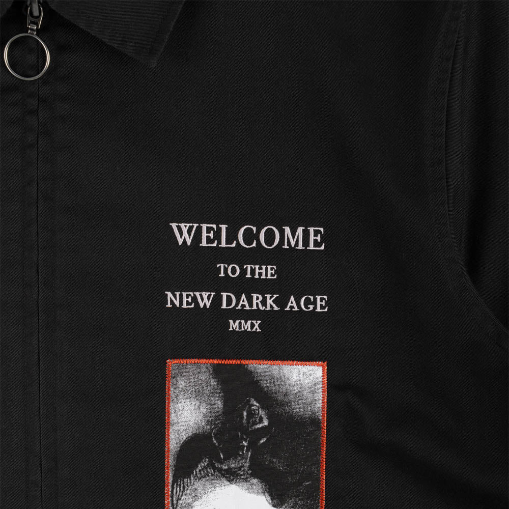 Welcome Skateboards - Dark Age Patches Work Shirt - Black - Image 5