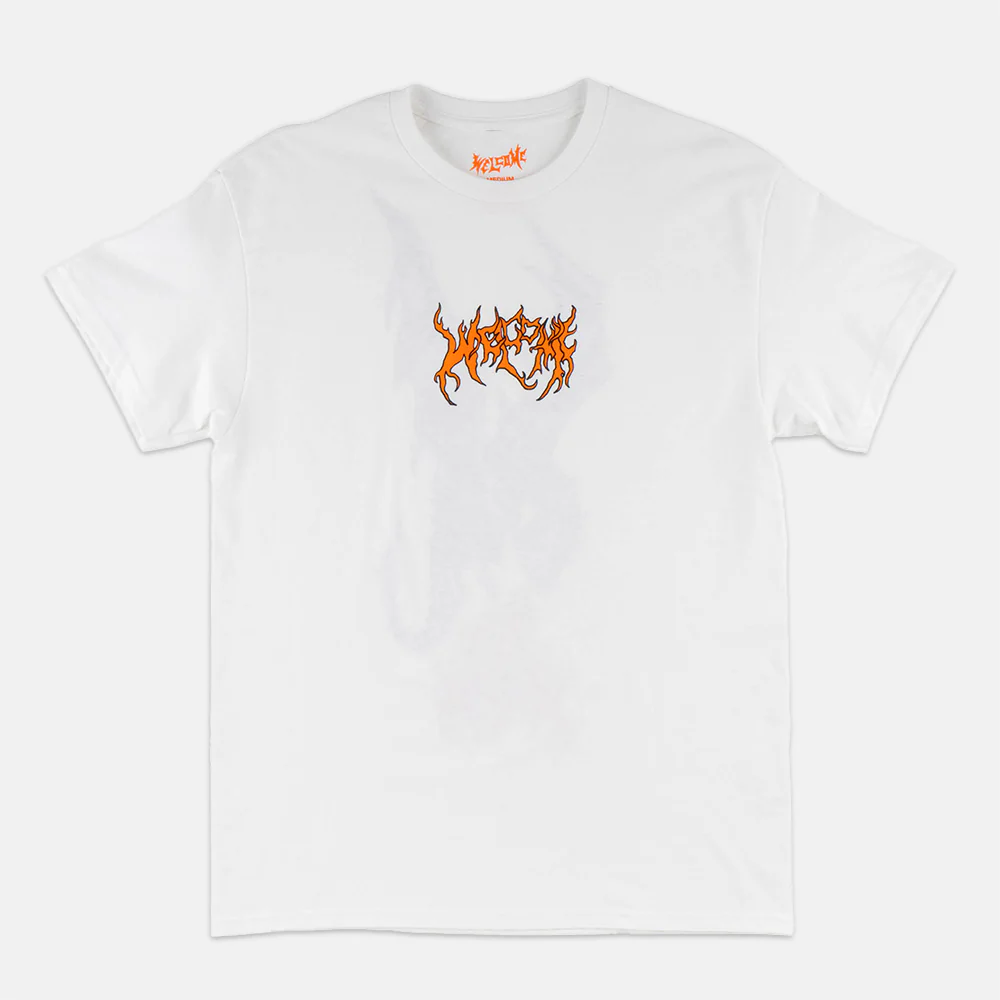 Welcome Skateboards - Firebreather T-Shirt - White - Image 2