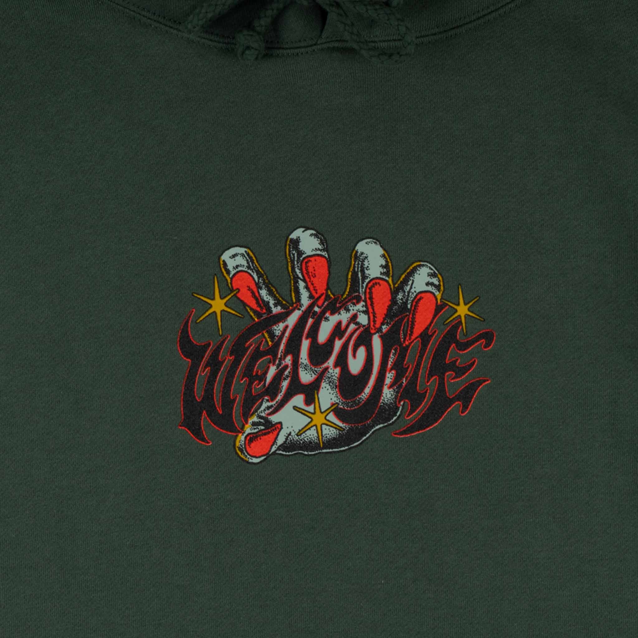 Welcome Skateboards - Grasp Pullover Hooded Sweatshirt - Alpine - Image 2