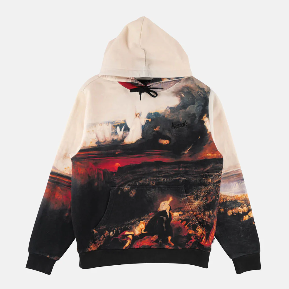 Welcome Skateboards - Judgment Pullover Hooded Sweatshirt - Pigment Dyed