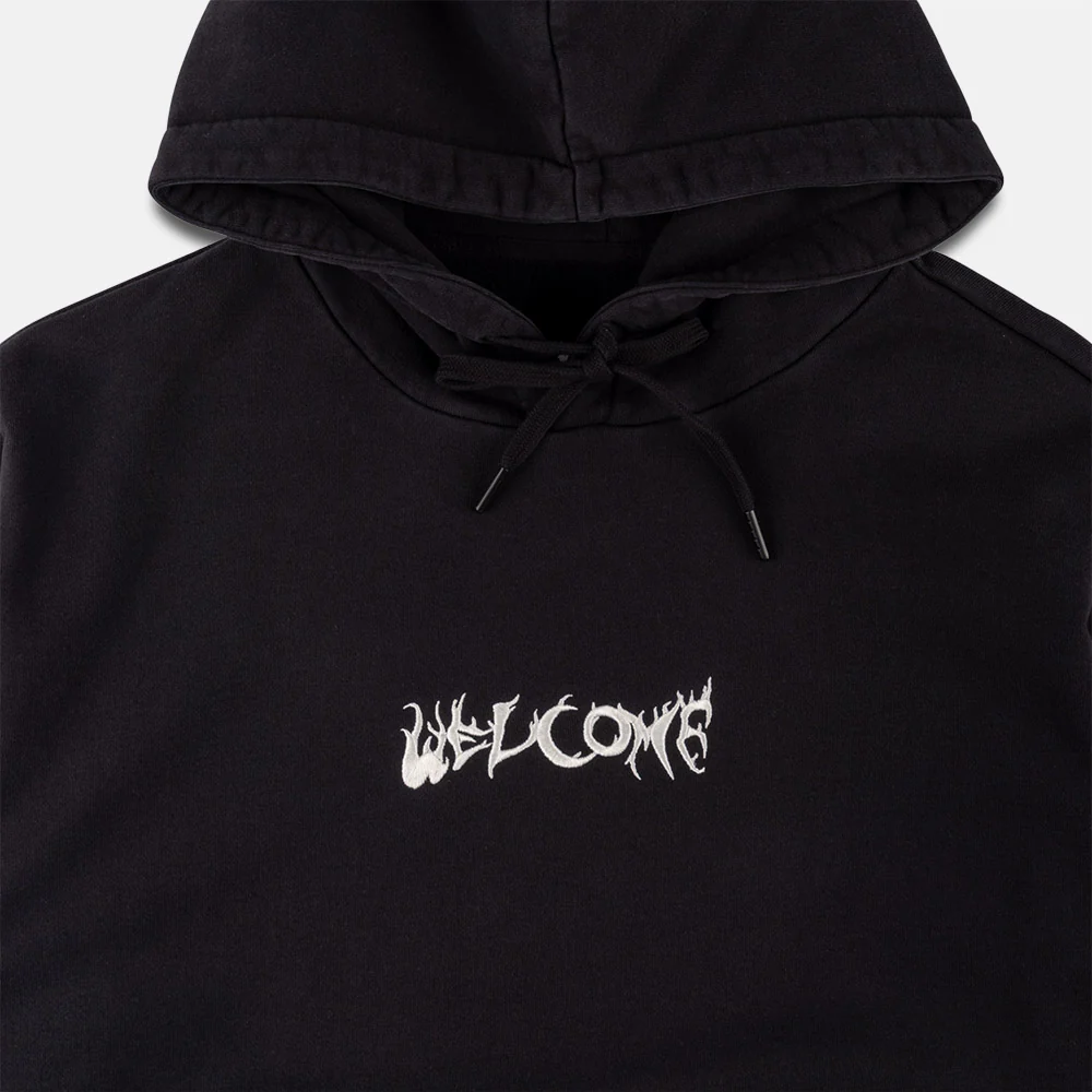 Welcome Skateboards - Light And Easy Patch Pullover Hooded Sweatshirt - Black - Image 3