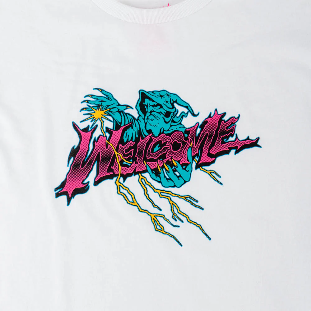 Welcome Skateboards - Magnetic T-Shirt - White - Image 2