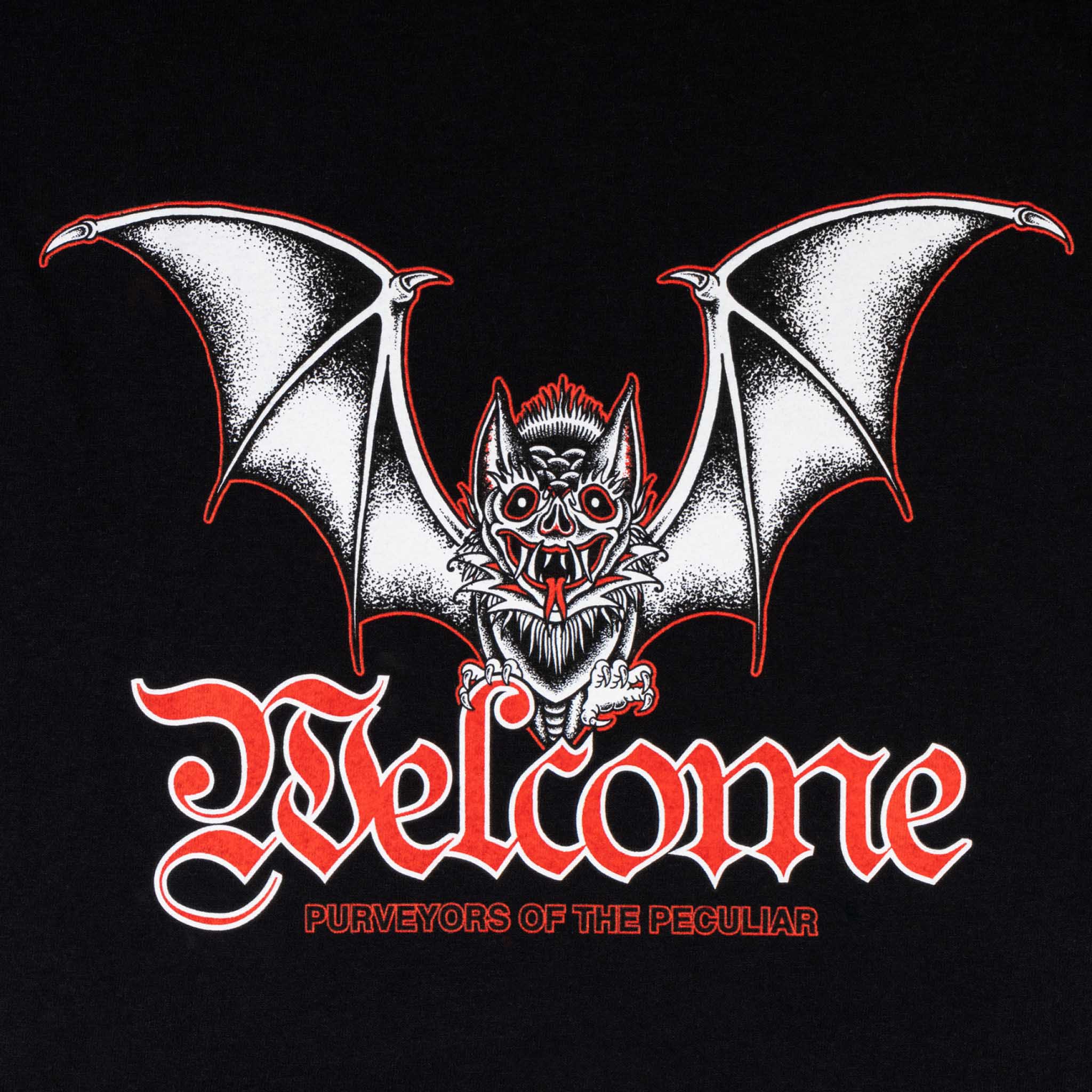 Welcome Skateboards - Nocturnal T-Shirt - Black - Image 2