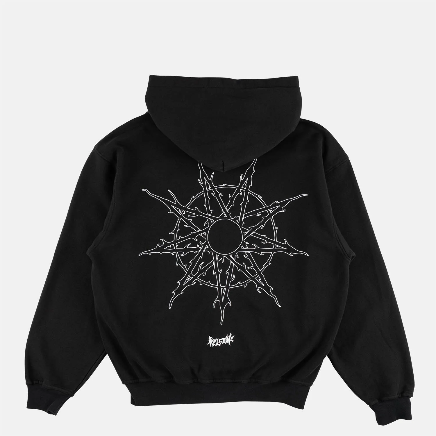 Welcome Skateboards - Slipknot Nonagram Zipped Hooded Sweatshirt - Black - Image 2