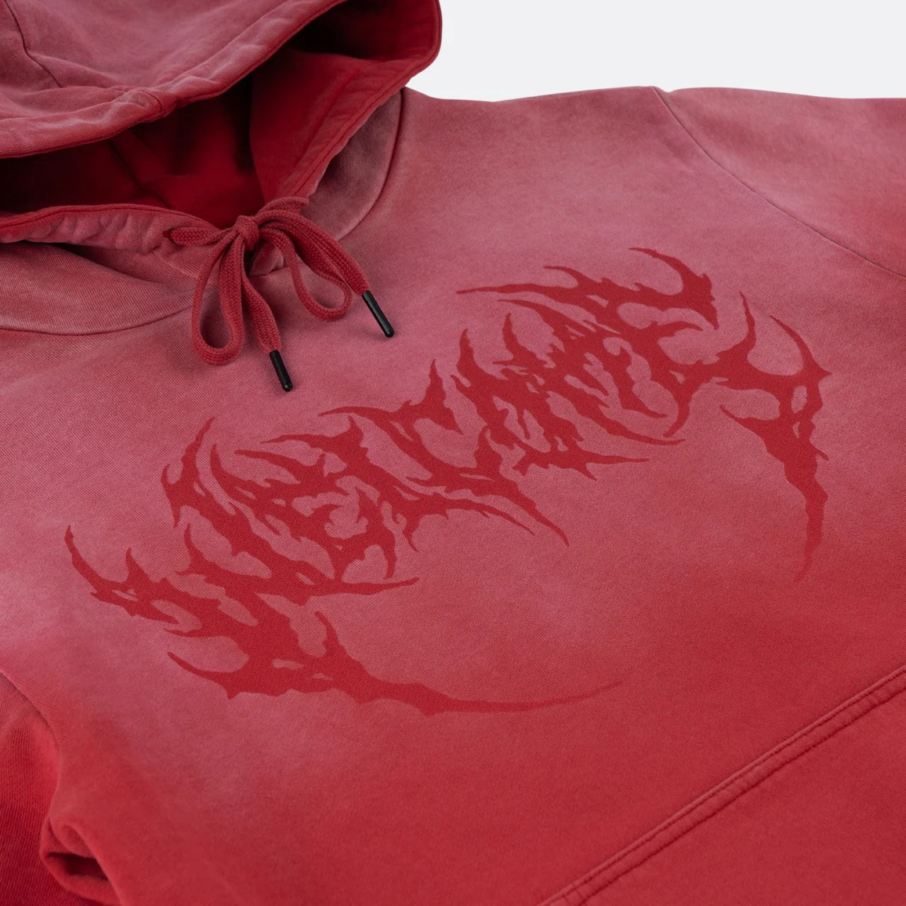 Welcome Skateboards - Phantom Sun Fade Hooded Sweatshirt - Red Fade - Image 2